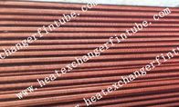11FPI Extruded Fin Tube Machine , SB111 C12200 Extrusion Copper HIGH Fin Heating Coils