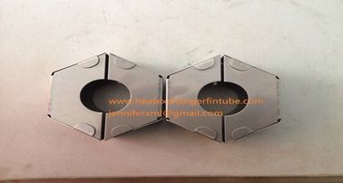 Air Cooled Finned Tubes Hexagonal Stainless Steel Spacer Boxes